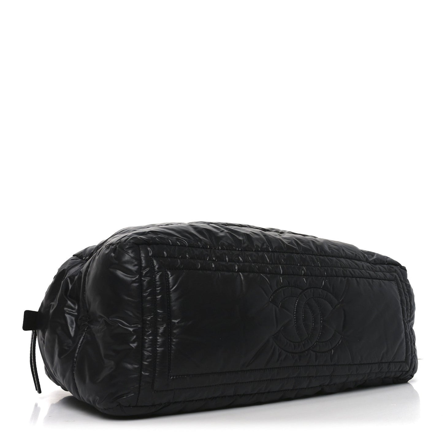 Nylon Coco Cocoon Large Reversible Tote Black