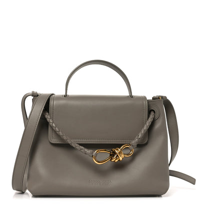 Silky Calfskin Small Ciao Ciao Limestone