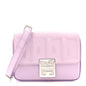 Patent 4G Small Padded Crossbody Bag Lilac
