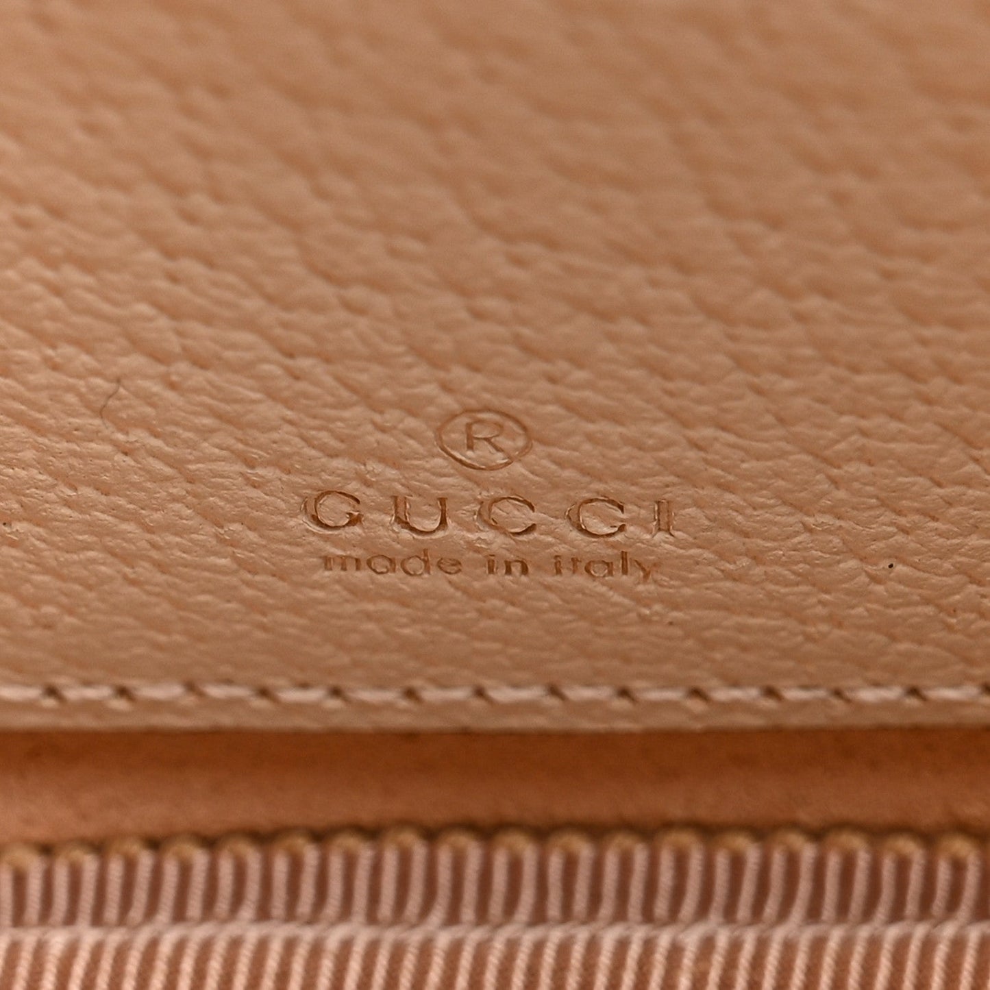 Grained Calfskin Ophidia Belted iPhone Case 75 30 White