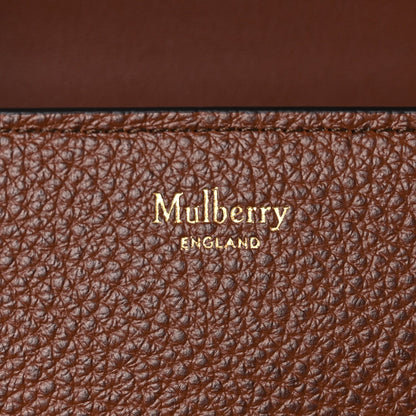 Natural Grained Calfskin Small Darley Satchel Oak