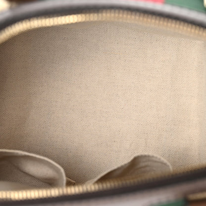 Monogram Vintage Web Medium Boston Dark Brown