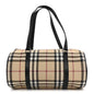 Nova Check Barrel Bag Black