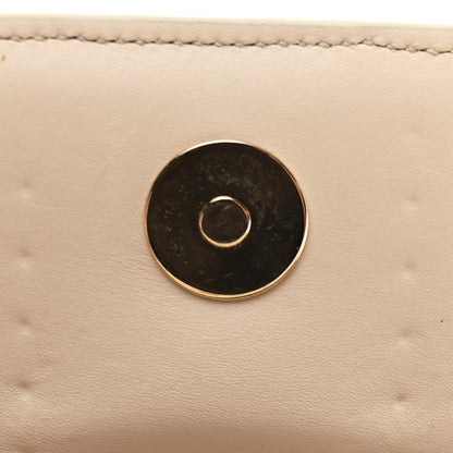 Calfskin Spikes Sweety Charity Shoulder Bag Beige