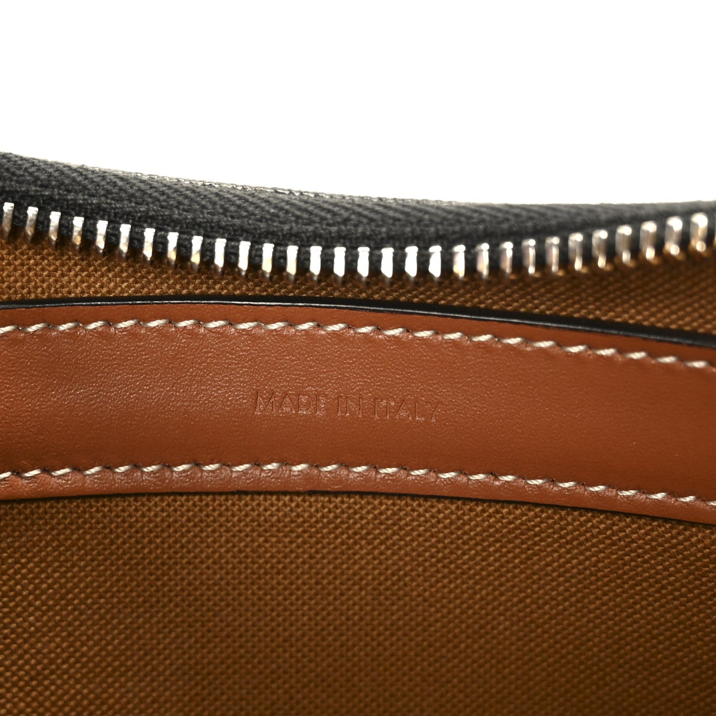 Triomphe Canvas Calfskin Ava Shoulder Bag Tan
