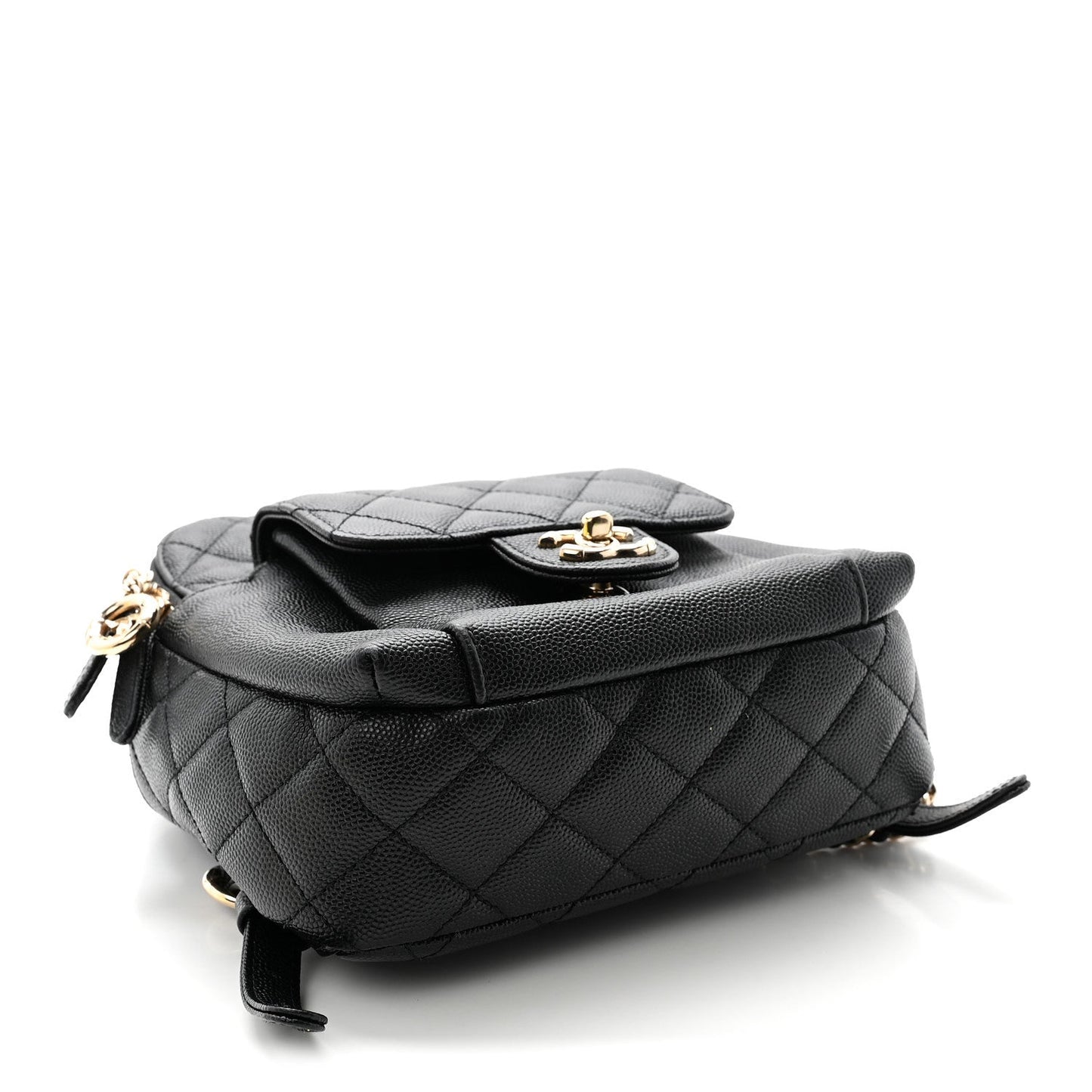 Caviar Quilted Small CC Day Backpack Black