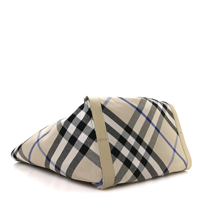 Jacquard Check Festival Tote Lichen