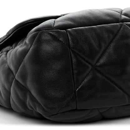 Lambskin Quilted Maxi Chanel 19 Flap Black