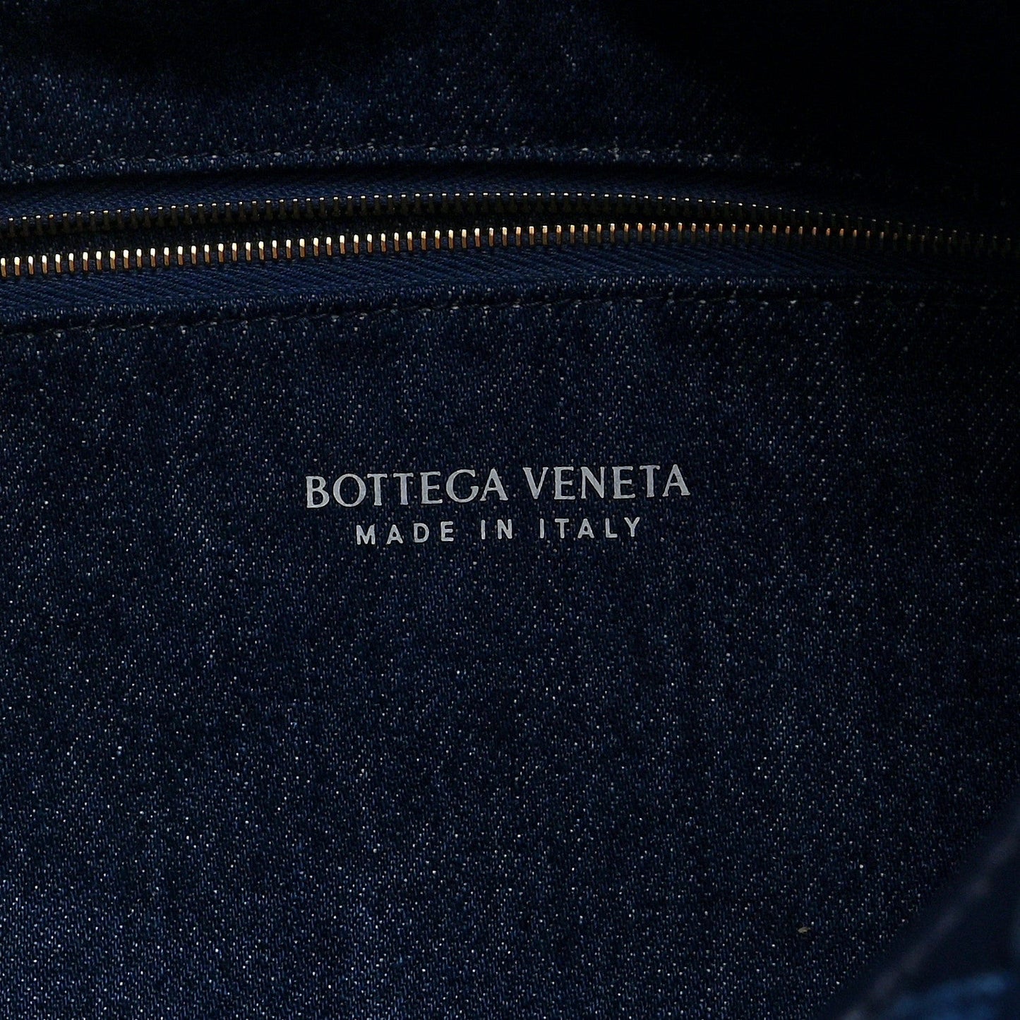 Denim Nappa Intrecciato Large Hop Abyss Indigo