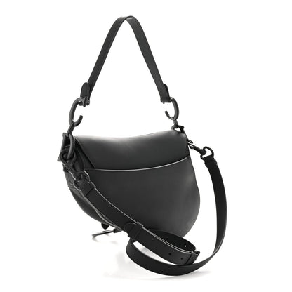 Ultra Matte Saddle Bag With Strap Black