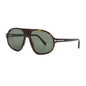Tom Ford Sunglasses Aviator Full Rim, Dark Havana Frame and Green Lens FT117852N