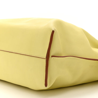 Calfskin Small Flamenco Knot Bag Yellow
