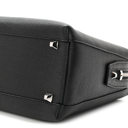 Grained Calfskin Medium Ella Boston Black
