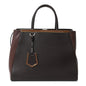Vitello Elite Flamingo Regular 2Jours Tote Moro Marrone Nocciola