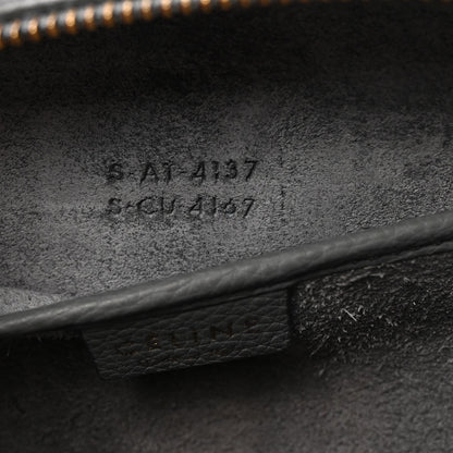 Baby Drummed Calfskin Nano Luggage Kohl