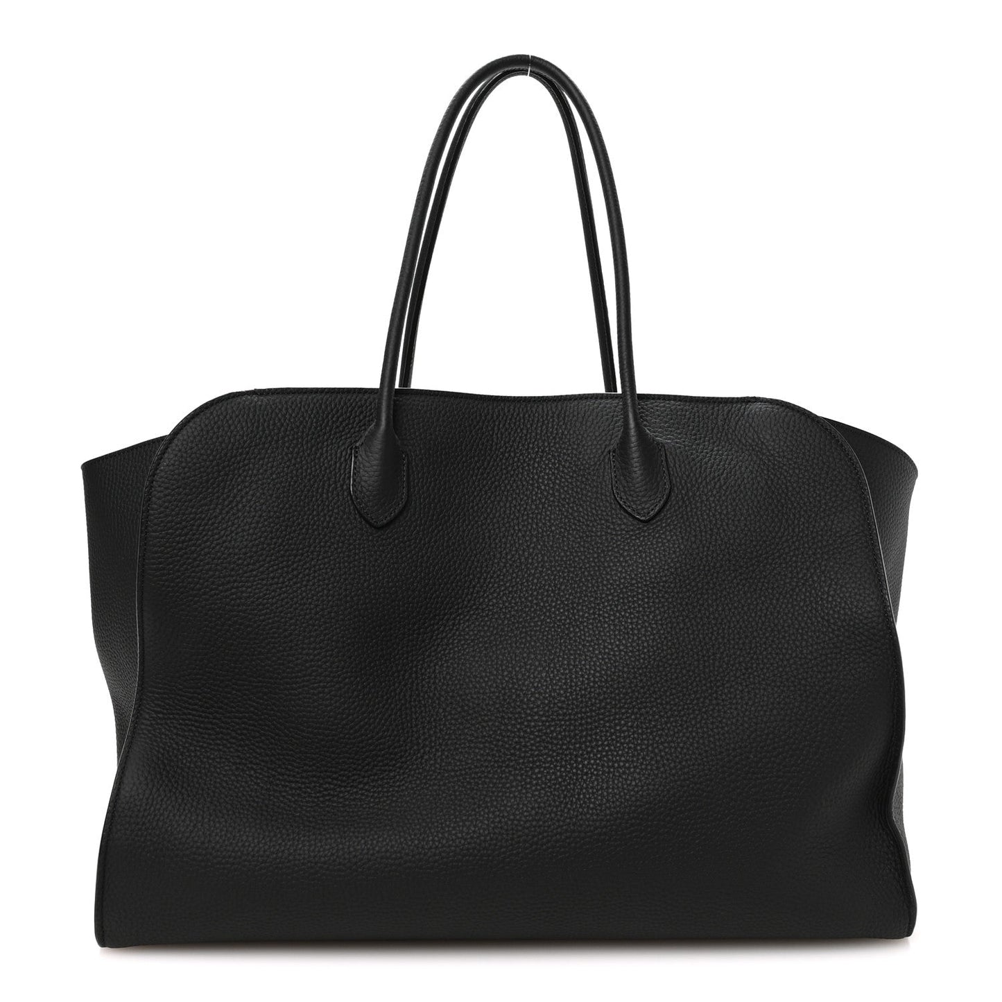 Matte Grained Calfskin Marlo 17 Black