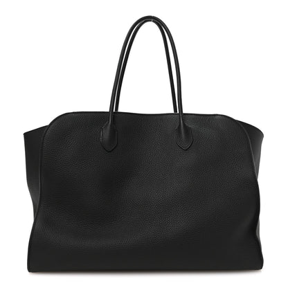 Matte Grained Calfskin Marlo 17 Black