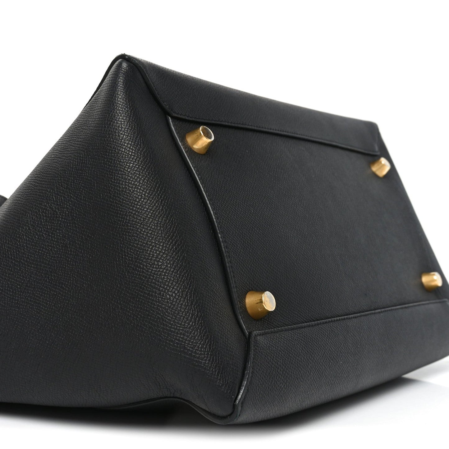 Grained Calfskin Small Belt Bag Black