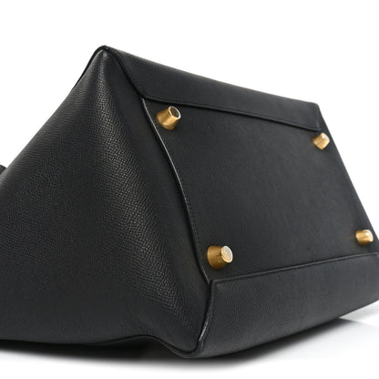 Grained Calfskin Small Belt Bag Black