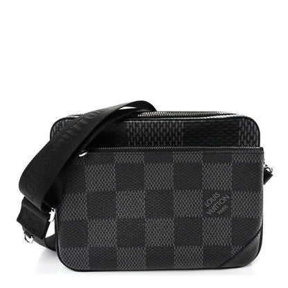 Damier Graphite 3D Trio Messenger