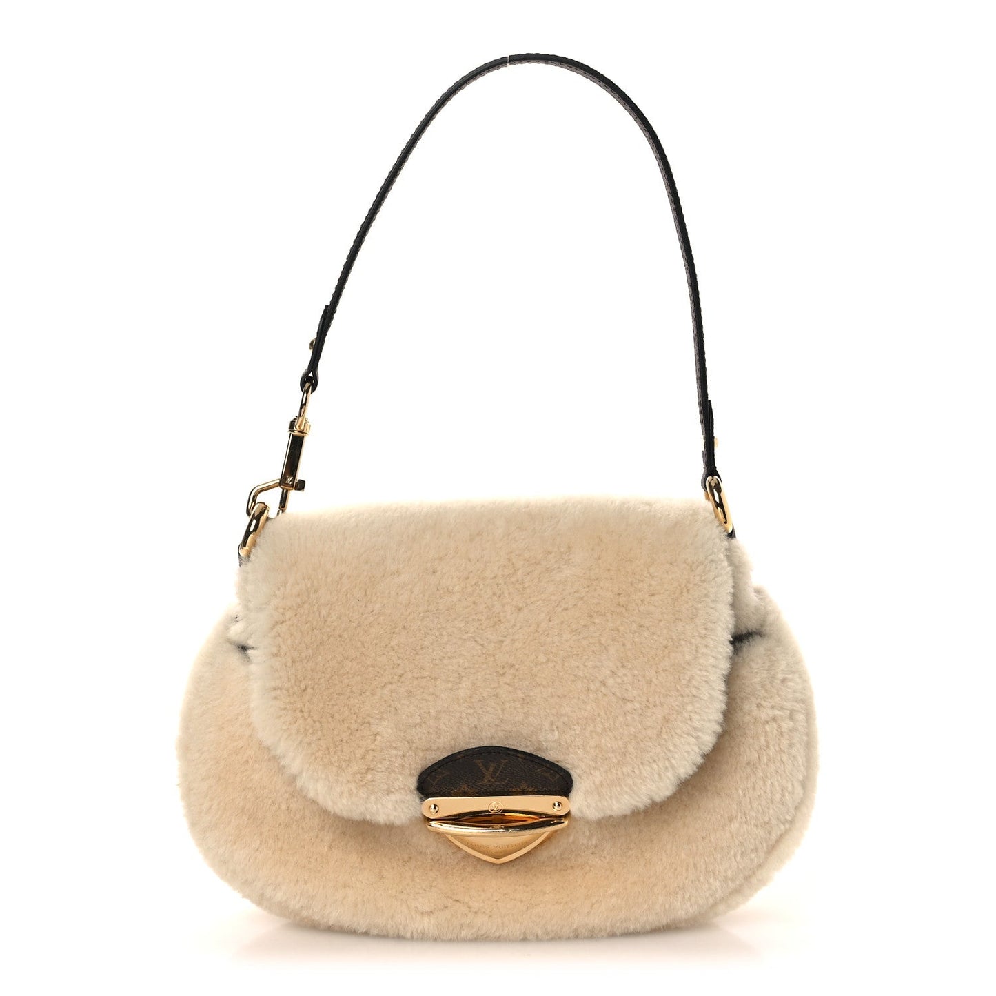 Shearling Monogram Sunset Cream
