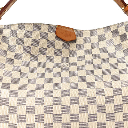 Damier Azur Graceful MM Rose Ballerine