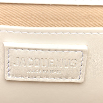 Smooth Calfskin Long Le Grand Bambino Clutch White