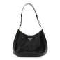 Spazzolato Cleo Adjustable Strap Shoulder Bag  Black