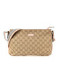 Monogram Web Small Flat Messenger Crossbody Pink Blue