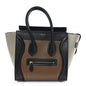 Satin Smooth Calfskin Micro Tri-Color Luggage Dark Grey