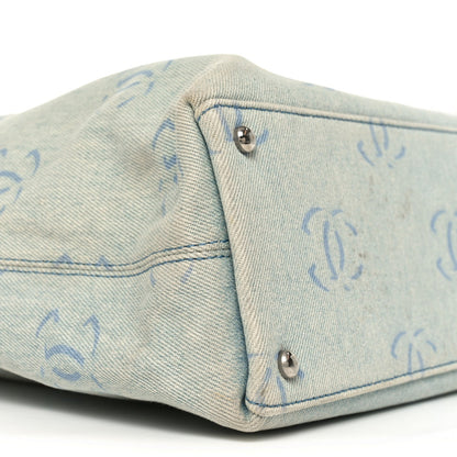 Denim Large CC Tote Light Blue