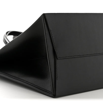 Calfskin Medium Box Bag Black