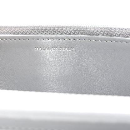 Caviar Quilted Boy Wallet On Chain WOC Grey