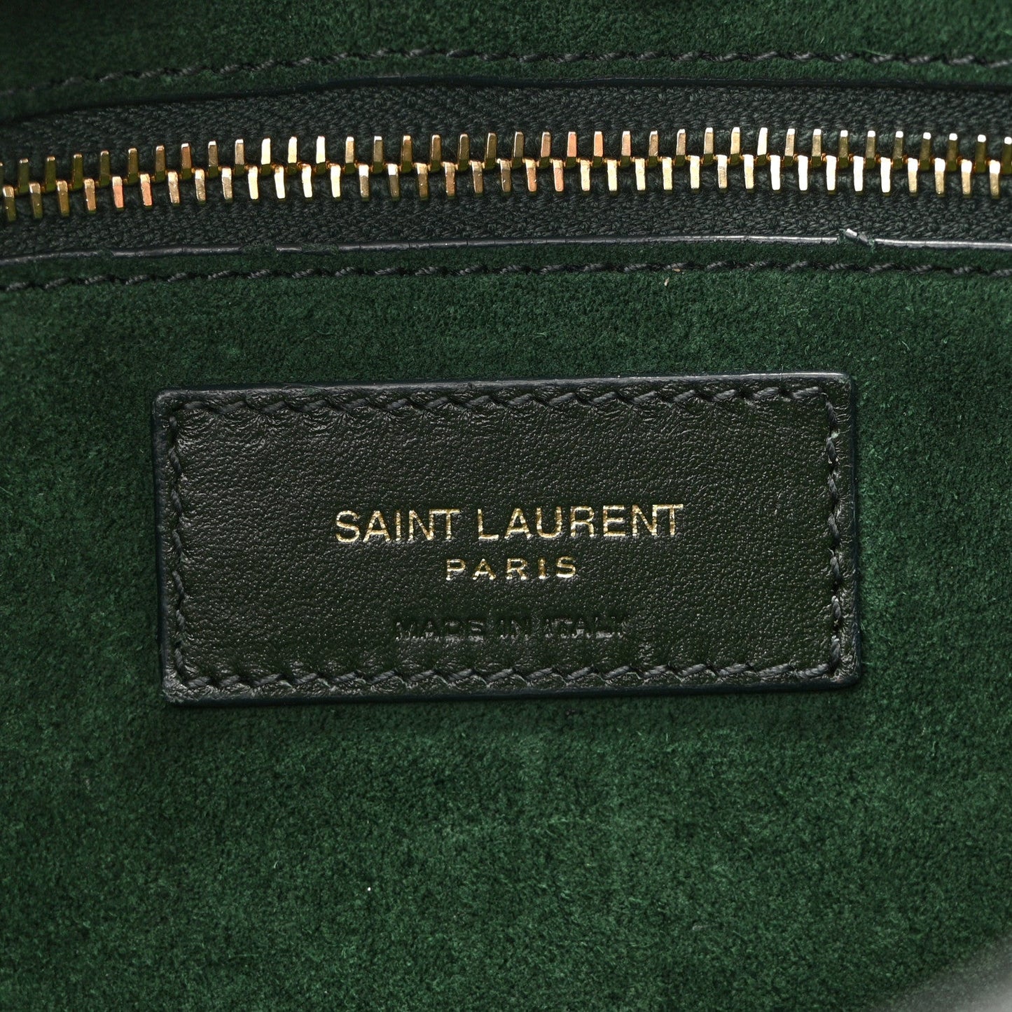 Calfskin Crocodile Embossed LE 5 A 7 Hobo Vert Fonce