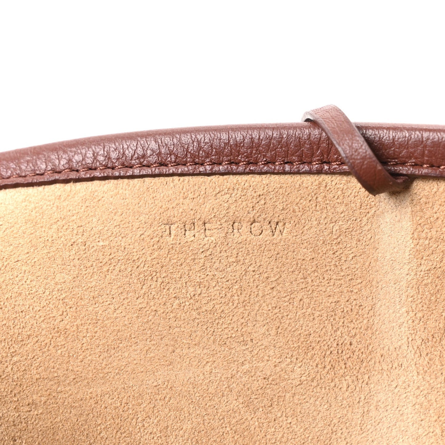 Grained Calfskin Large N/S Park Tote Burnt Wood