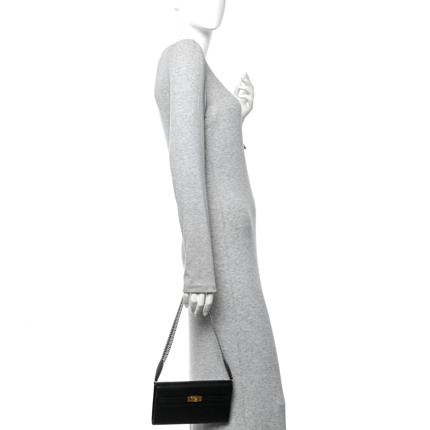 Evercolor Cavale Kelly Wallet To Go Black Ecru