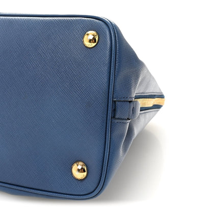 Saffiano Lux Medium Promenade Tote Bluette