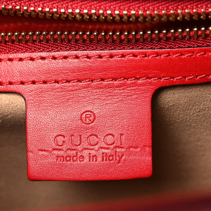 Calfskin Small Sylvie Shoulder Bag Hibiscus Red