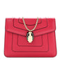 Calfskin Small Serpenti Forever Snake Strap Crossbody Bag Pink