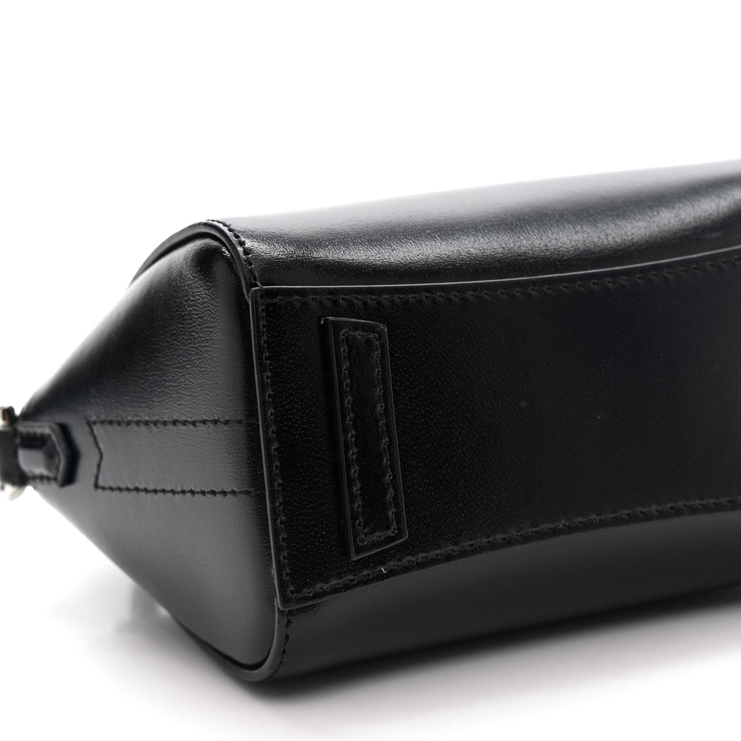 Shiny Lord Calfskin Micro Antigona Black