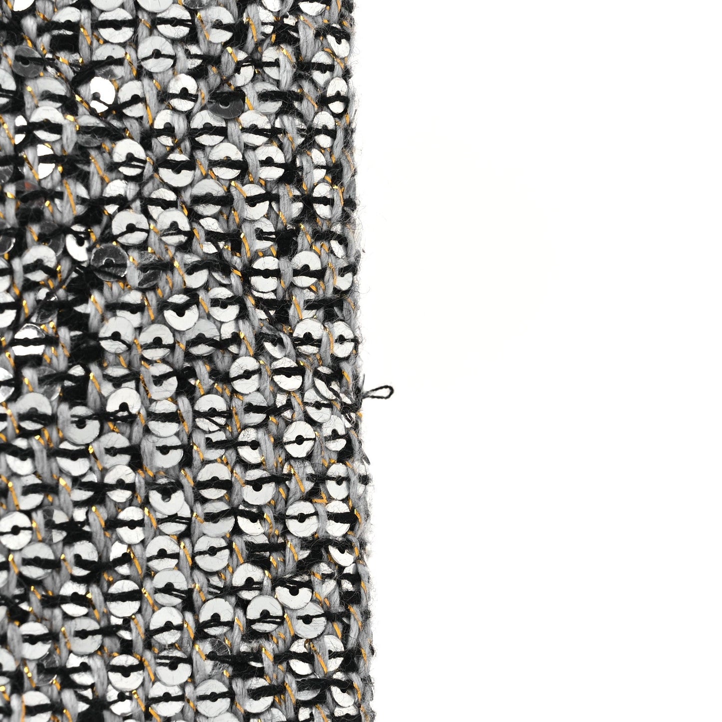 Sequins Medium 19 Pouch Silver