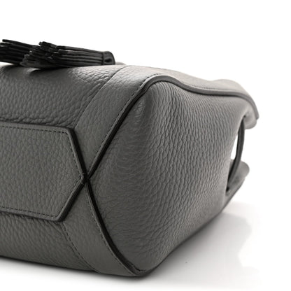 Heavy Grain Calfskin Mini Millie Charcoal