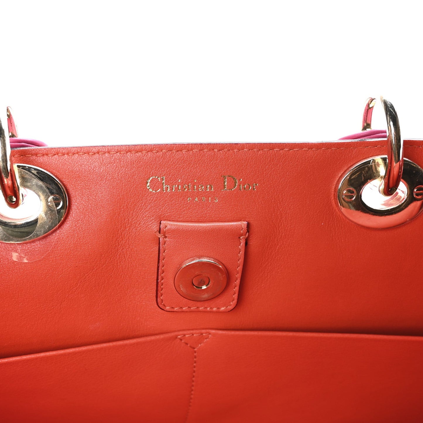 Smooth Calfskin Large Diorissimo Tote Fuchsia