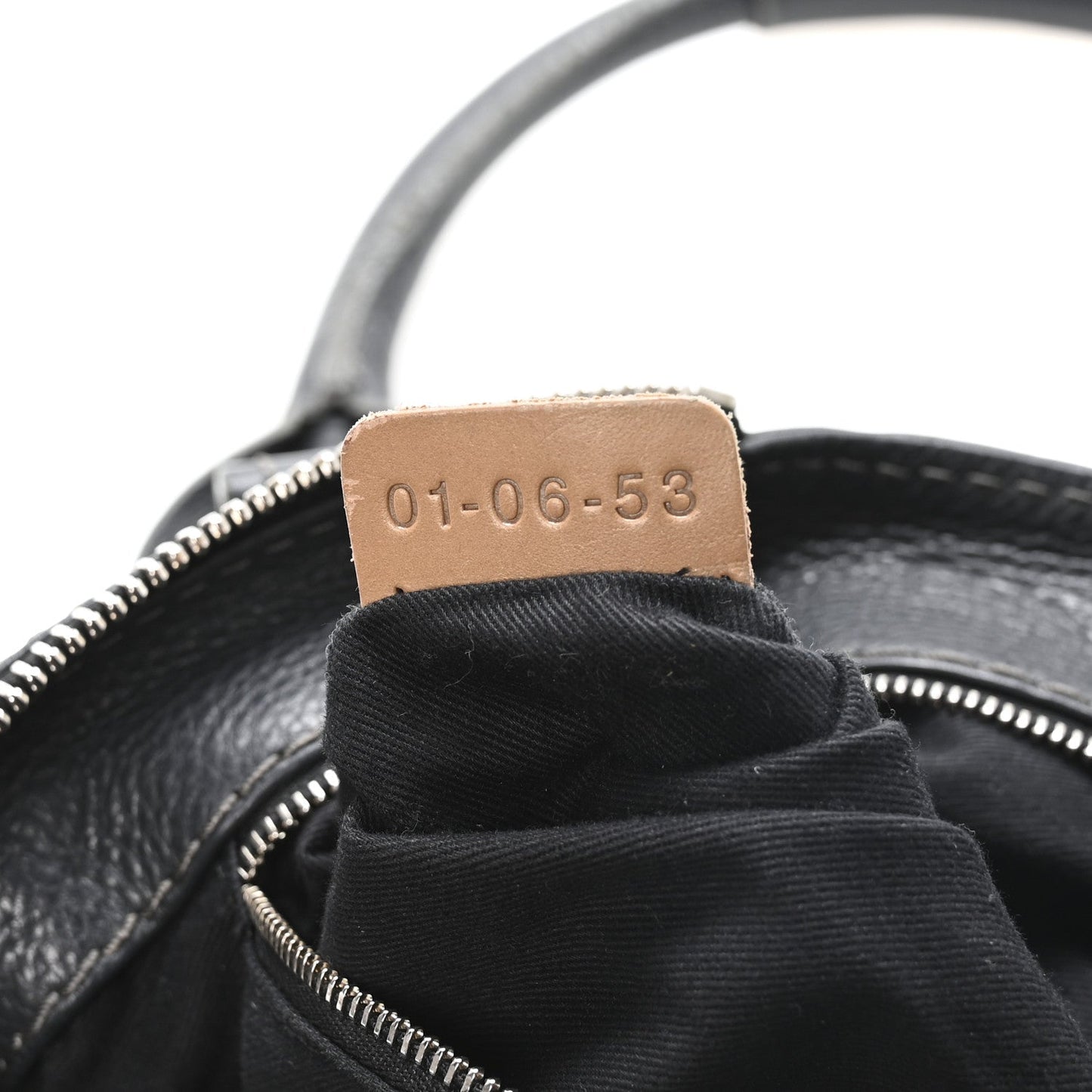 Calfskin Medium Paddington Satchel Bleu Nuit