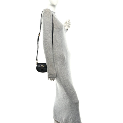 Box Calfskin Micro Bobby Bag Black