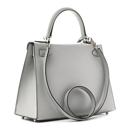 Epsom Kelly Sellier 28 Bleu Glacier