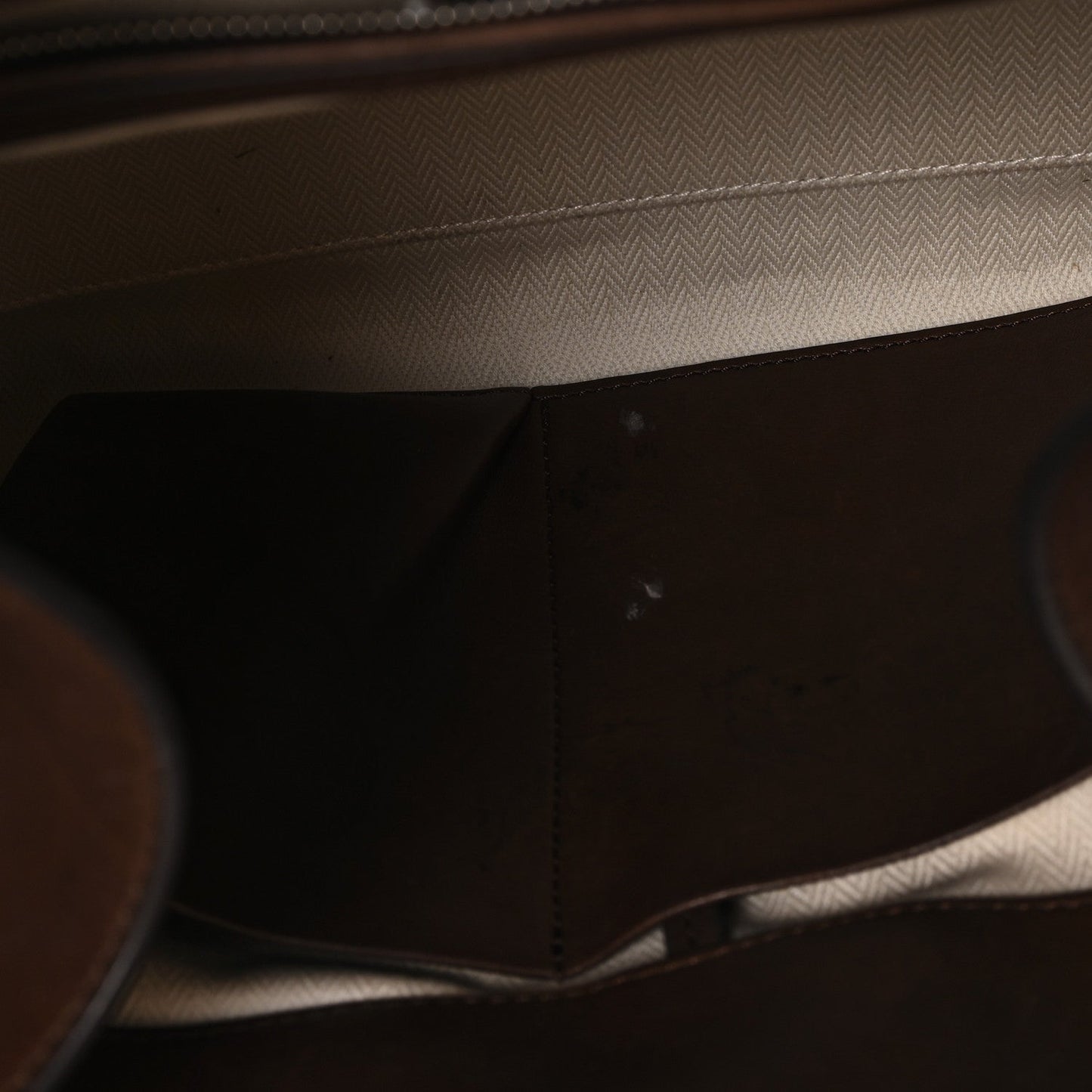 Polished Saddle Calfskin Soft Margaux 15 Chestnut