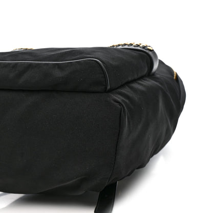 Nylon Eco Alter Nappa Mini Falabella GO Backpack Black