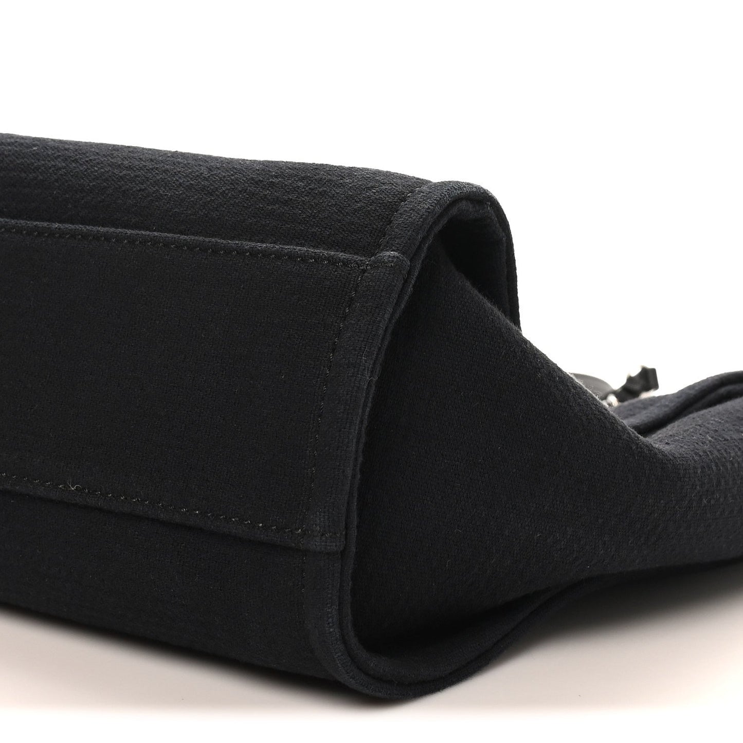 Mixed Fibers Small Deauville Tote Black