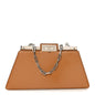 Patent Peekaboo Cut Caramello